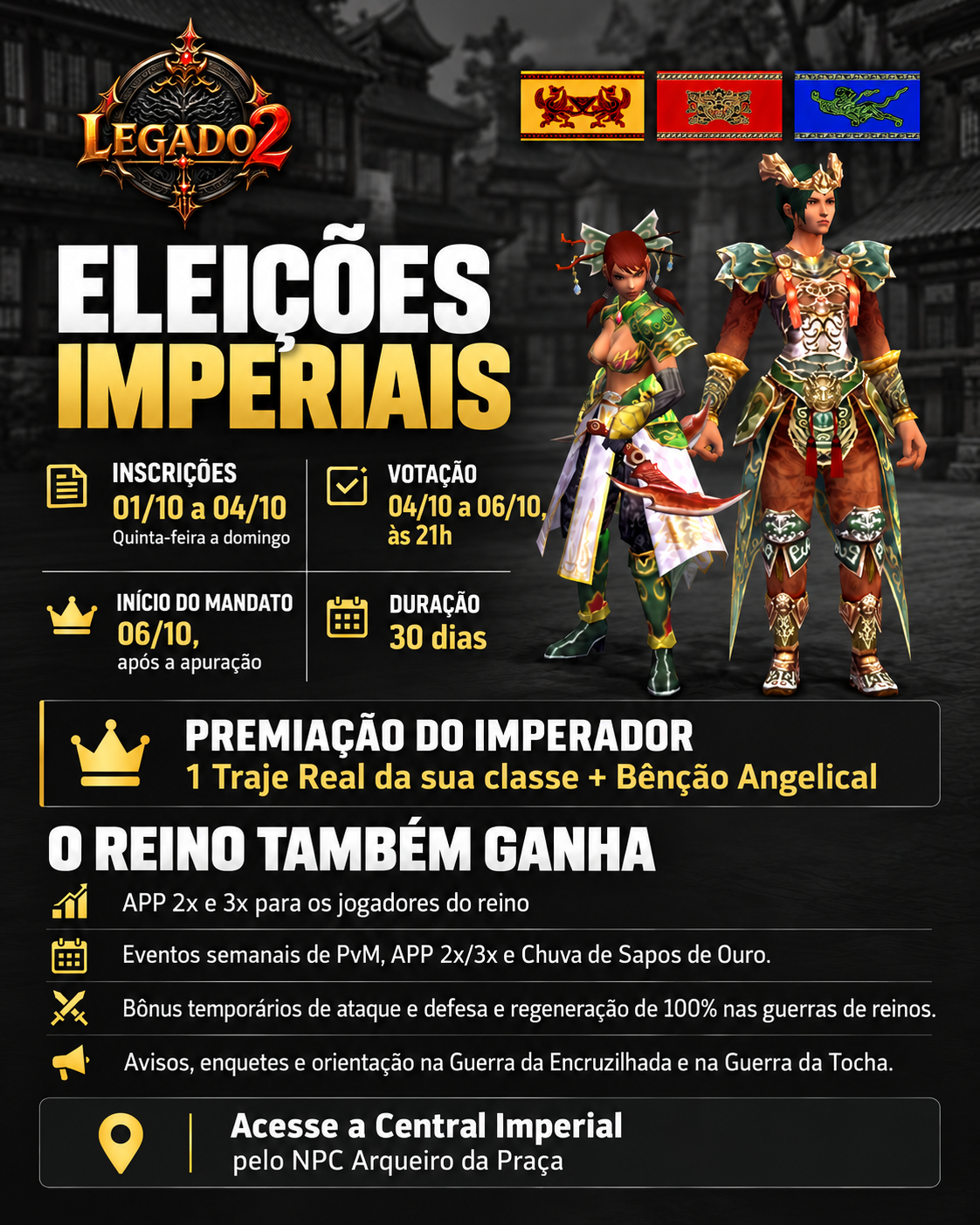Capa de ELEIÇÕES IMPERIAIS - OUTUBRO 2026