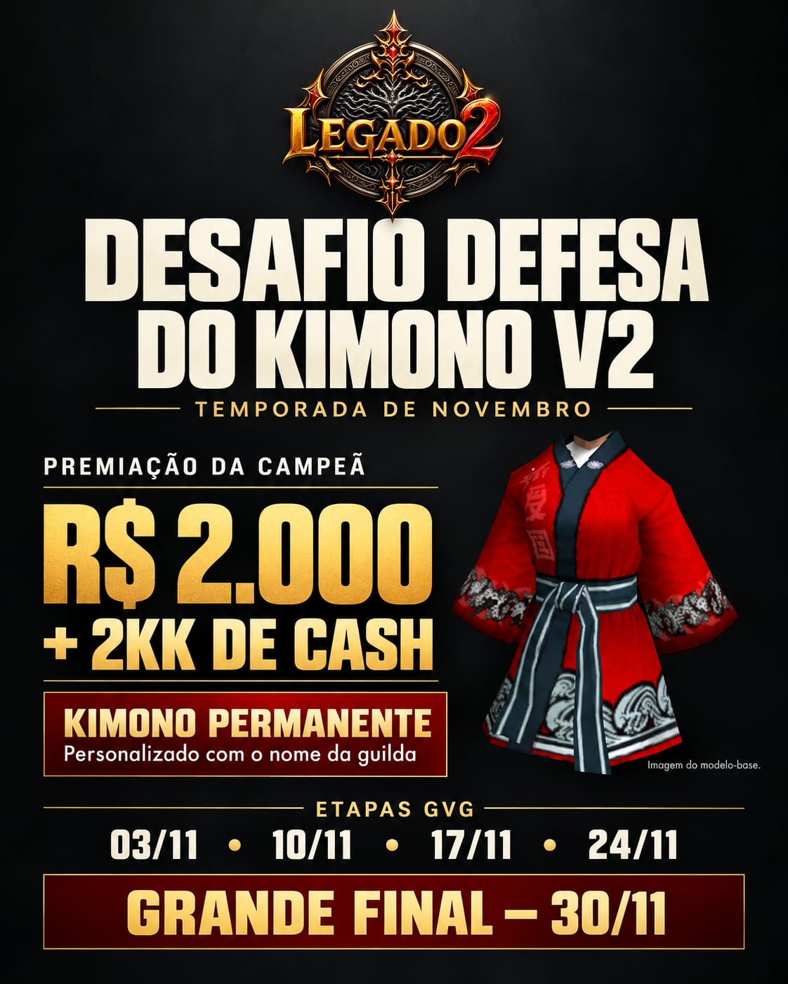 Capa de DESAFIO DEFESA DO KIMONO - NOVEMBRO